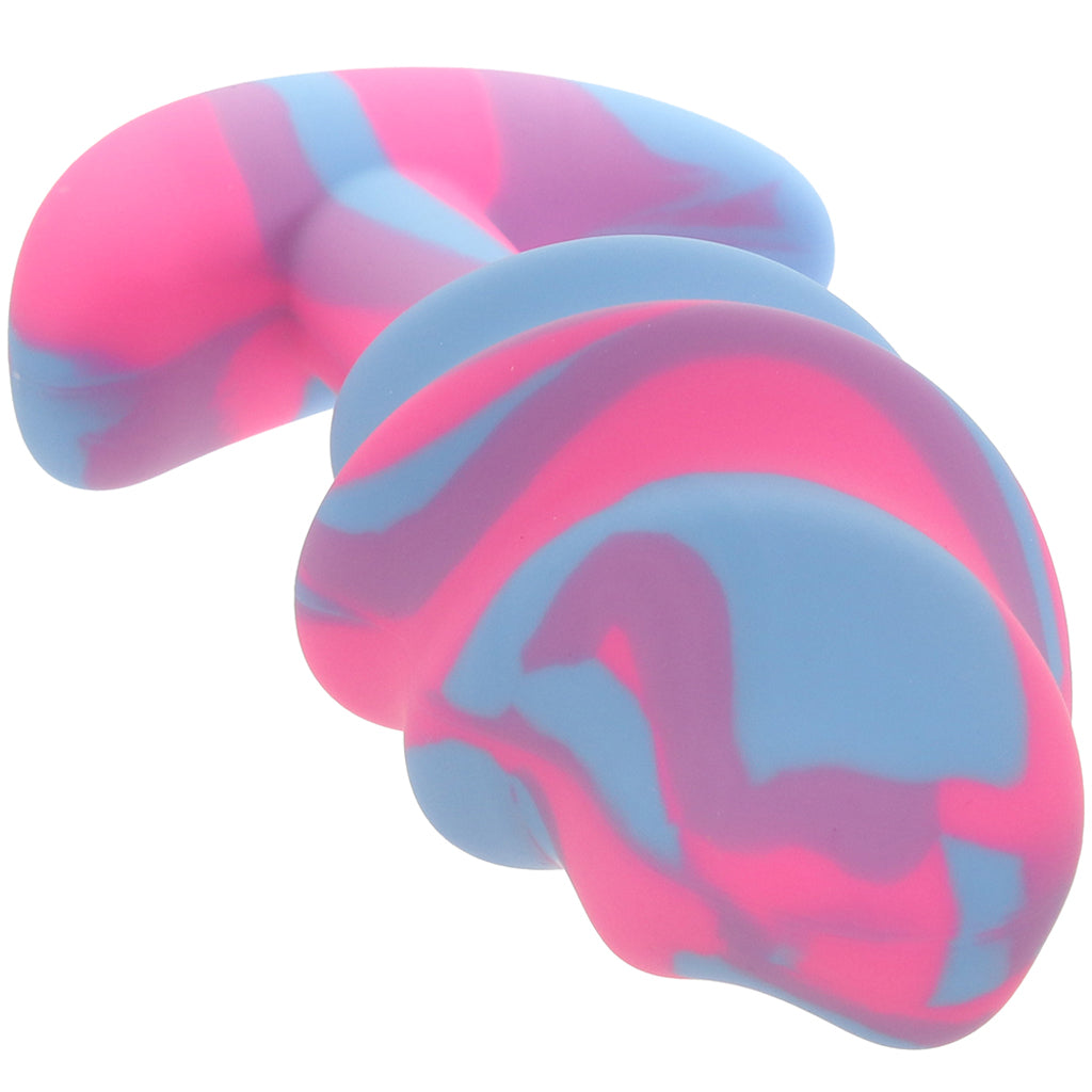 Creature Cocks Unicorn Swirl Silicone Butt Plug in Large Anal Sex Toys > Butt Plugs - Tophatter Daily Deals