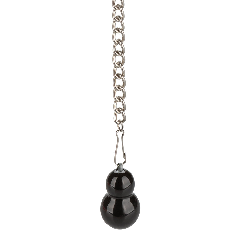Nipple Play Weighted Dual Tier Nipple Clamps Bondage and Fetish > Nipple Stimulators & Clamps - Tophatter Daily Deals