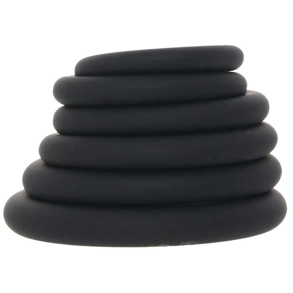 LEVELZ 6 Piece Classic Cock Ring Set Cock Rings - Tophatter Daily Deals