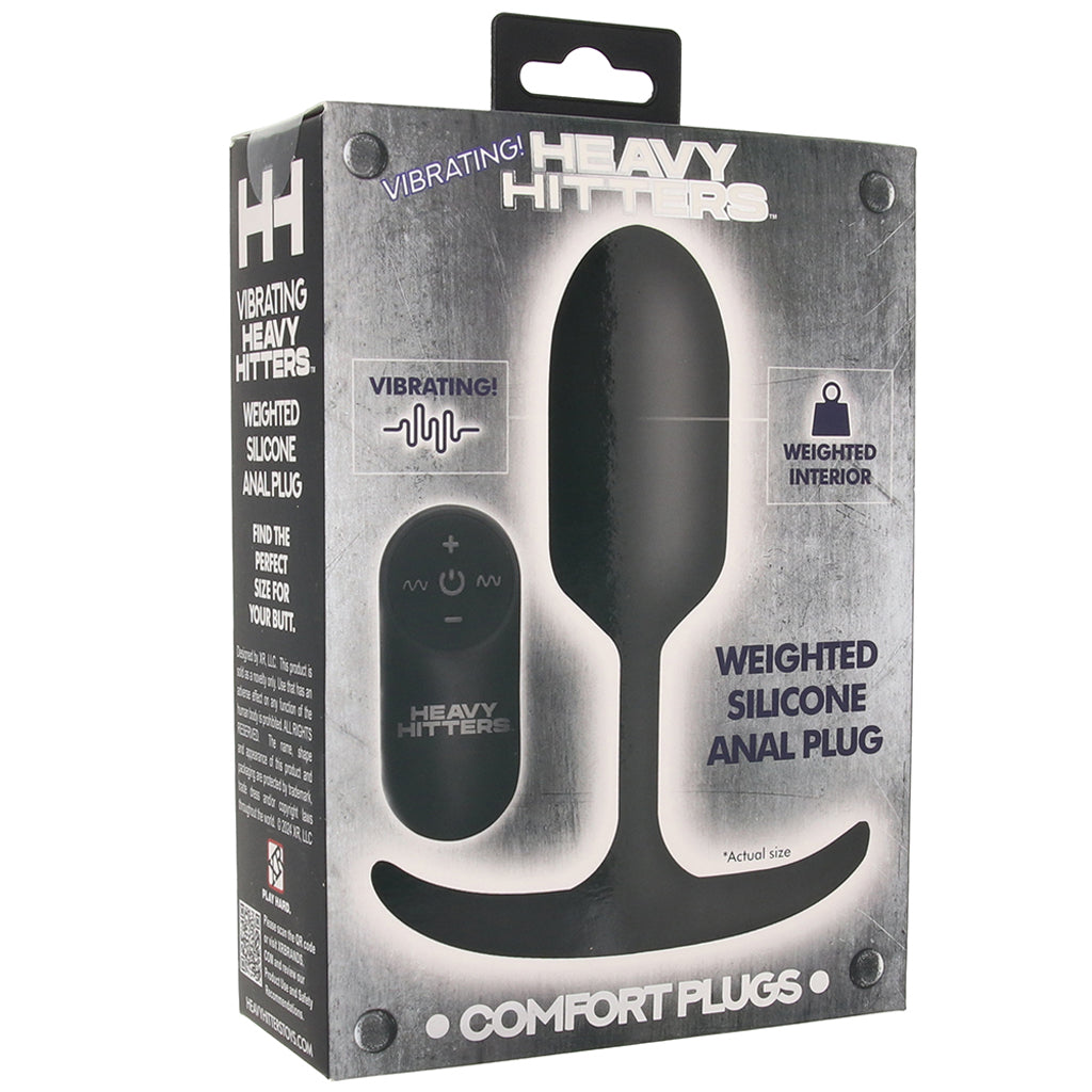 Heavy Hitters Weighted Silicone Anal Plug Vibe in Medium Anal Sex Toys > Butt Plugs - Tophatter Daily Deals