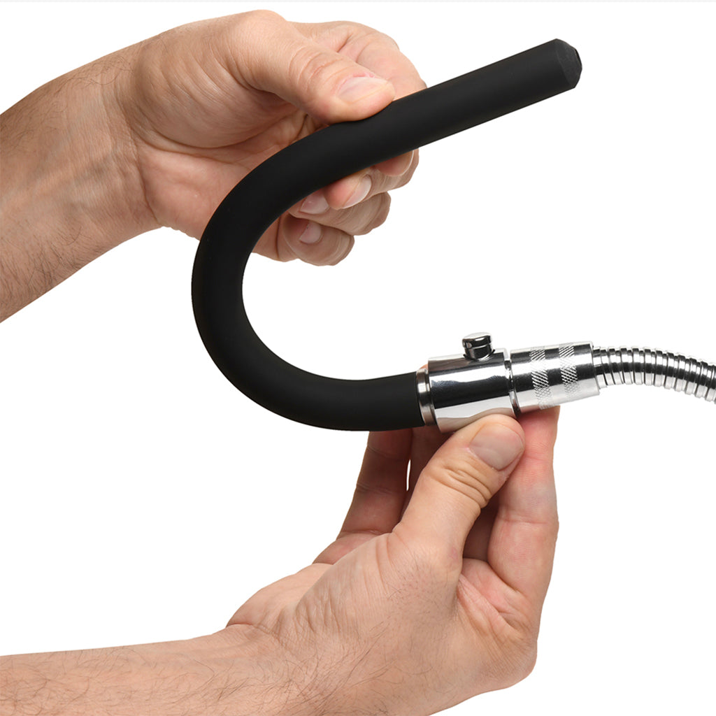 Clean Stream EZ-Flow Silicone Shower Enema Set - Tophatter's Adult Sex Toys Online Anal Sex Toys > Douche and Enema - Tophatter Daily Deals