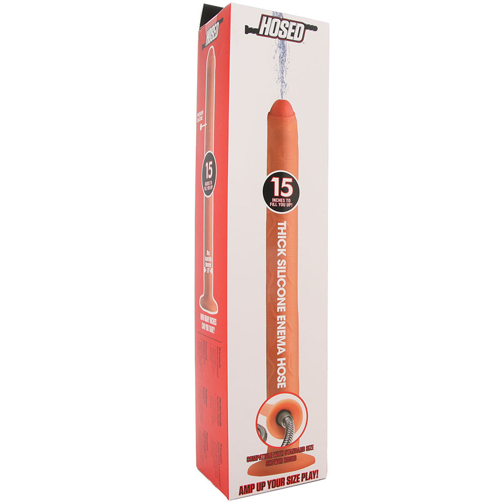 15 Inch Thick Realistic Silicone Enema Hose - Tophatter's Adult Sex Toys Online Anal Sex Toys > Douche and Enema - Tophatter Daily Deals