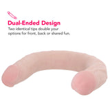 Dr. Skin+ 16.5 Inch Posable Silicone Double Dildo Dildo Sex Toys > Double Ended Dildos - Tophatter Daily Deals