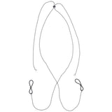 Ex's & Oh's Body Jewelry with Nipple Ties - Tophatter's Adult Sex Toys Online Bondage and Fetish > Tools & Accessories - Tophatter Daily Deals