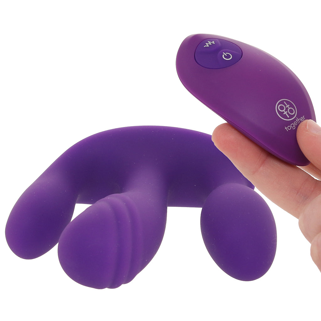Together Blended Pleasure Triple Prong Vibe - Tophatter's Adult Sex Toys Online Vibrators > G-Spot Vibrators - Tophatter Daily Deals