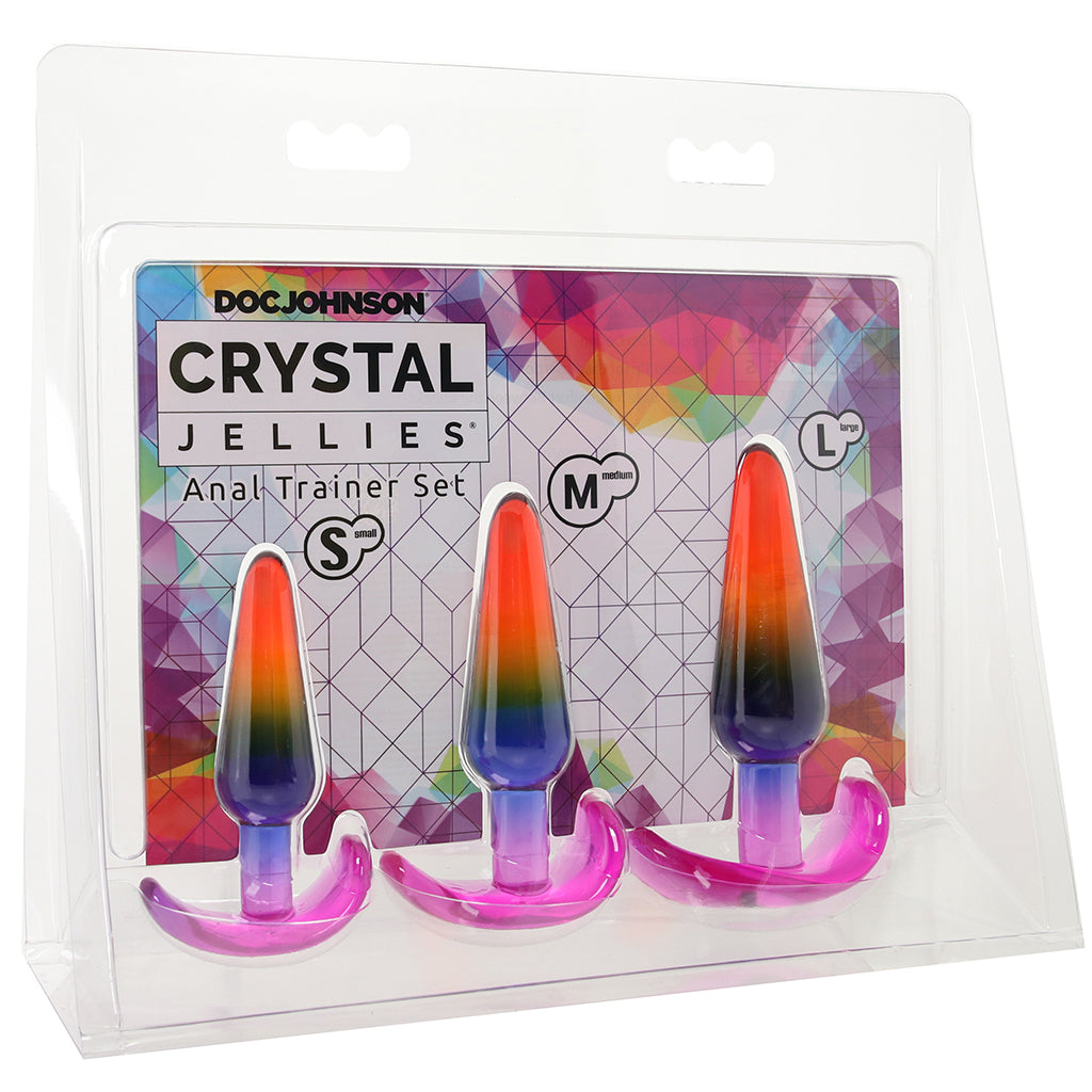 Crystal Jellies Anal Trainer Set in Rainbow Anal Sex Toys > Butt Plugs - Tophatter Daily Deals