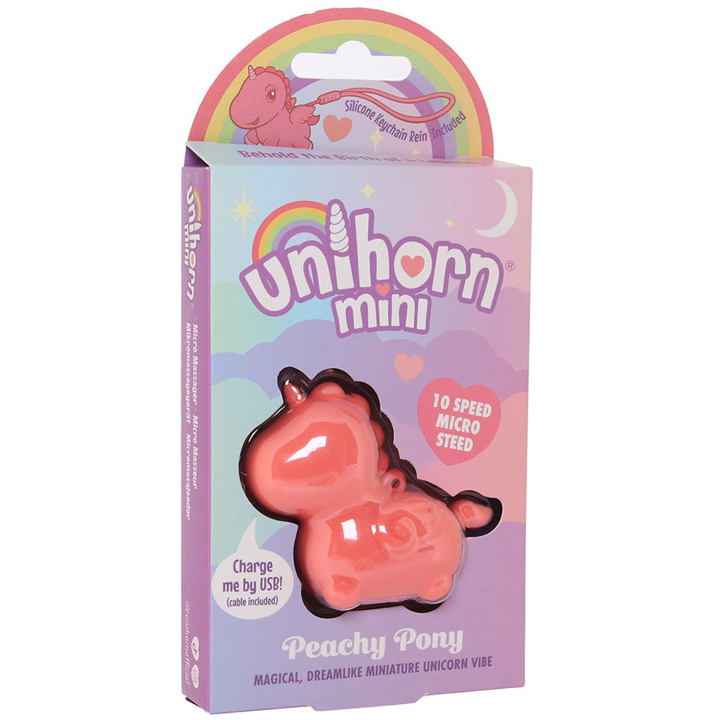 Unihorn Mini Peachy Pony Micro Vibe Vibrators > Clitoral Stimulators - Tophatter Daily Deals
