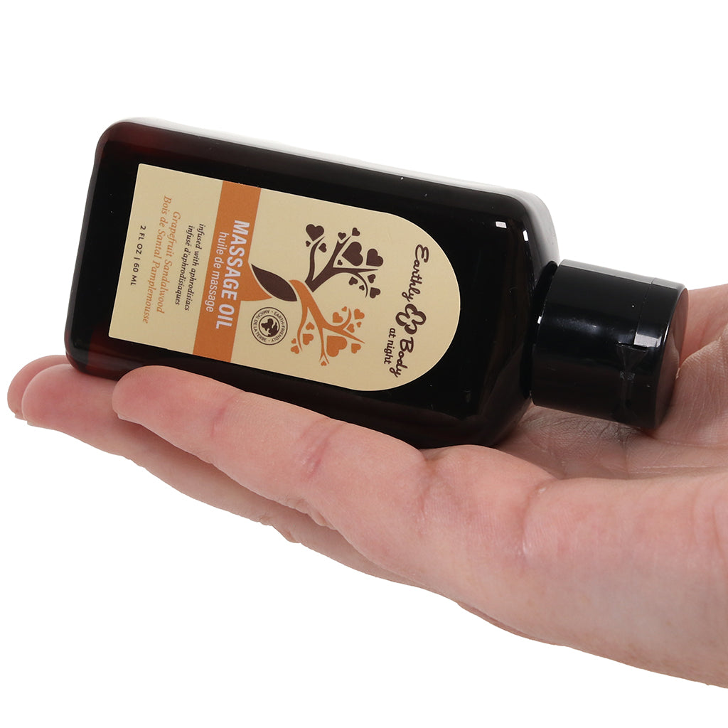 At Night Massage Oil 2oz/60ml in Grapefruit Sandalwood - Tophatter's Adult Sex Toys Online Lubes and Lotions > Erotic Massage Oils - Tophatter Daily Deals