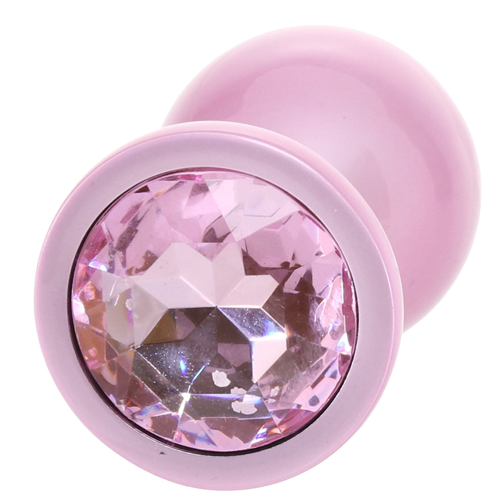 Rear Assets Pink Metal Butt Plug in Medium Anal Sex Toys > Butt Plugs - Tophatter Daily Deals