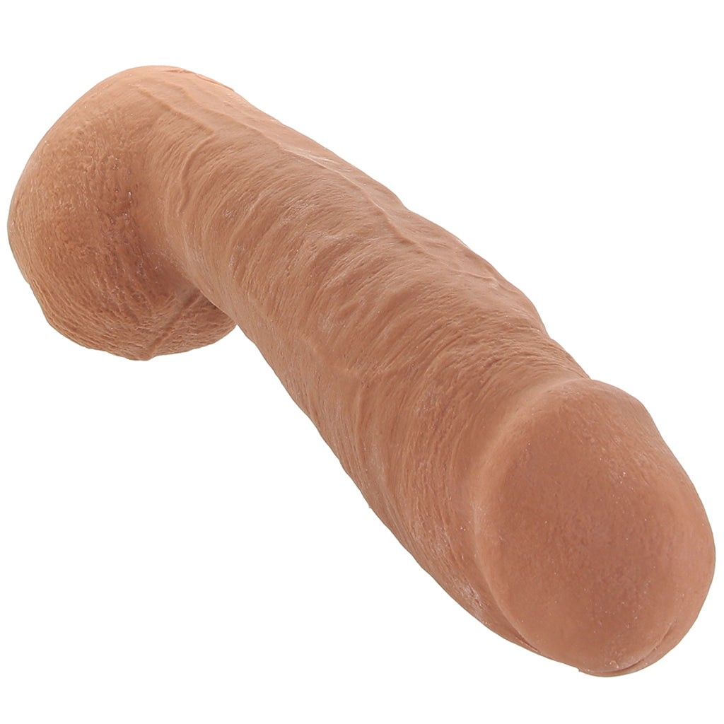 The Realistic Hung 12 Inch Cock with Balls in Caramel - Tophatter's Adult Sex Toys Online Dildo Sex Toys > Realistic Dildos - Tophatter Daily Deals