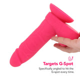 PinkCherry Premium 6 Inch Pink Silicone Ballsy Dildo Dildo Sex Toys > Realistic Dildos - Tophatter Daily Deals