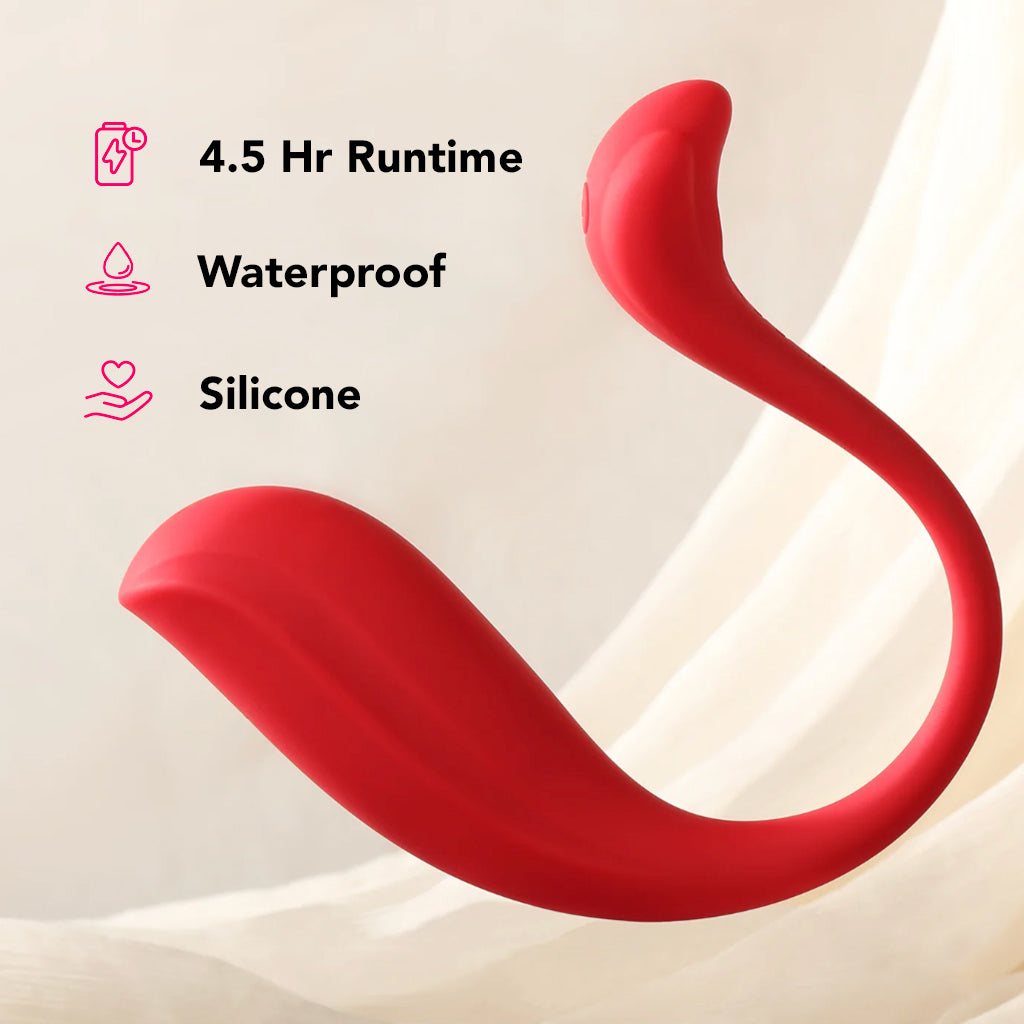 Phoenix Neo 2 App Controlled Vibe in Red Vibrators > Bullet and Egg Vibrators - Tophatter Daily Deals