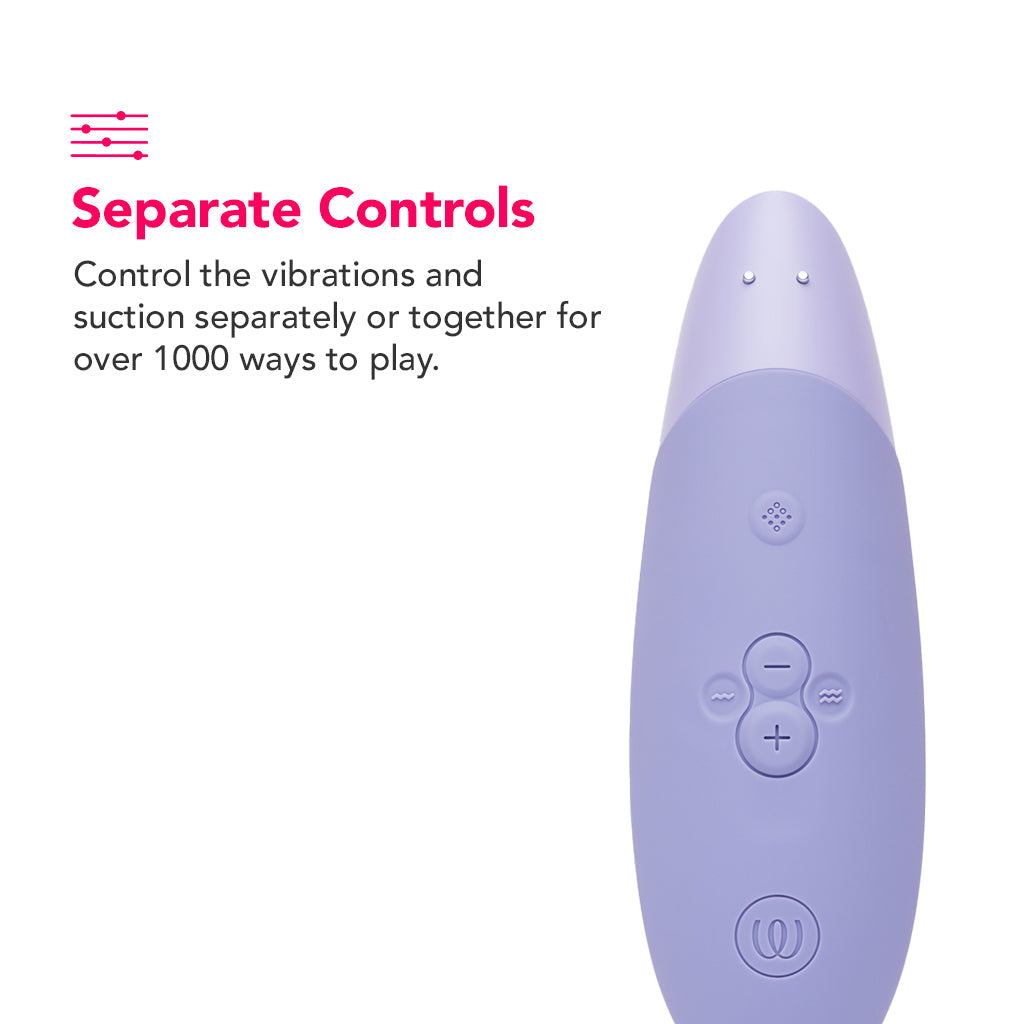 Womanizer Enhance Pleasure Air Vibe in Lilac Vibrators > Clitoral Suction & Stimulation - Tophatter Daily Deals