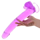 Size Queen 12 Inch Jelly Dildo in Purple Dildo Sex Toys > Realistic Dildos - Tophatter Daily Deals