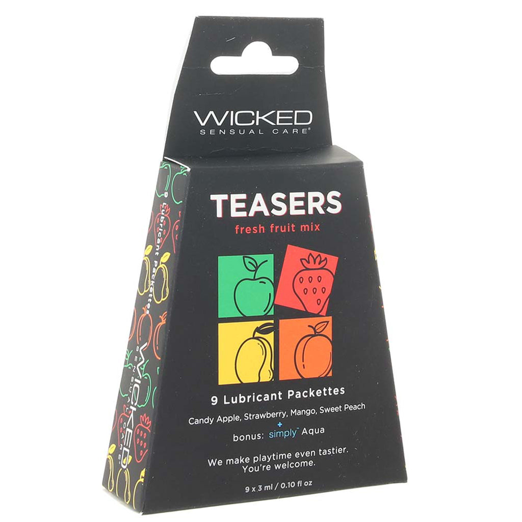 Teasers Fresh Fruit Lube Sampler - Tophatter's Adult Products Lubes and Lotions > Flavored Sex Lubes - Tophatter Daily Deals