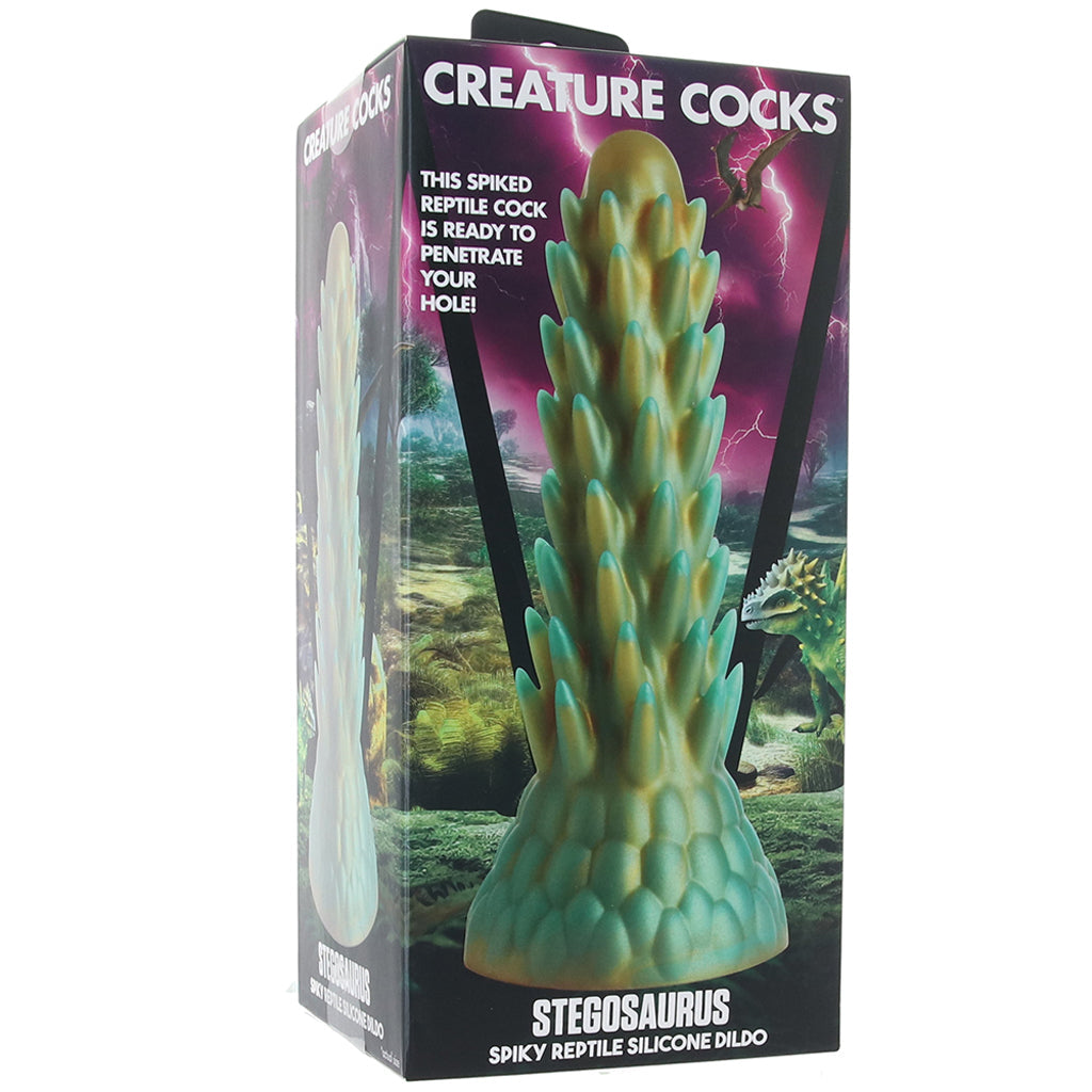 Creature Cocks Stegosaurus Spiky Reptile Dildo - Tophatter's Adult Products Dildo Sex Toys > Non-Phallic Dildos - Tophatter Daily Deals