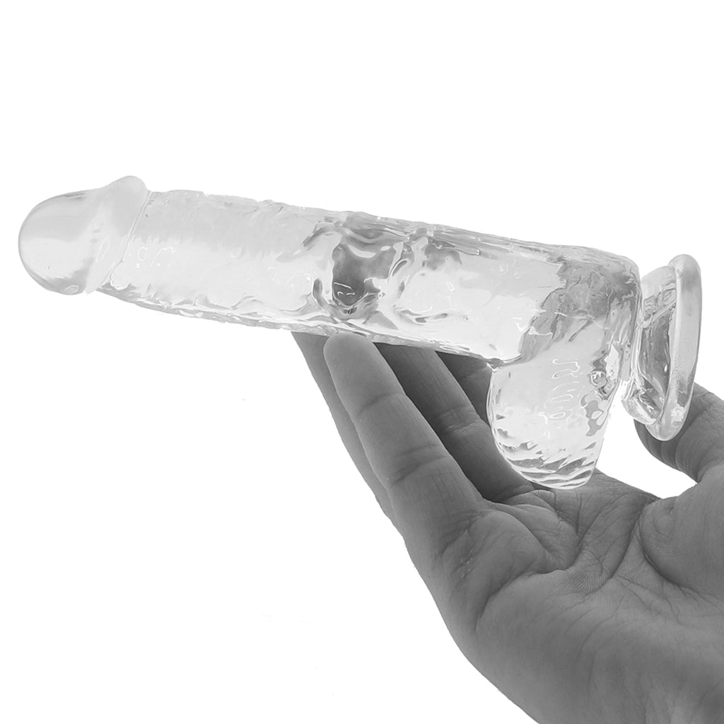 Naturally Yours 6 Inch Crystalline Dildo in Clear - Tophatter's Adult Products Dildo Sex Toys > Realistic Dildos - Tophatter Daily Deals