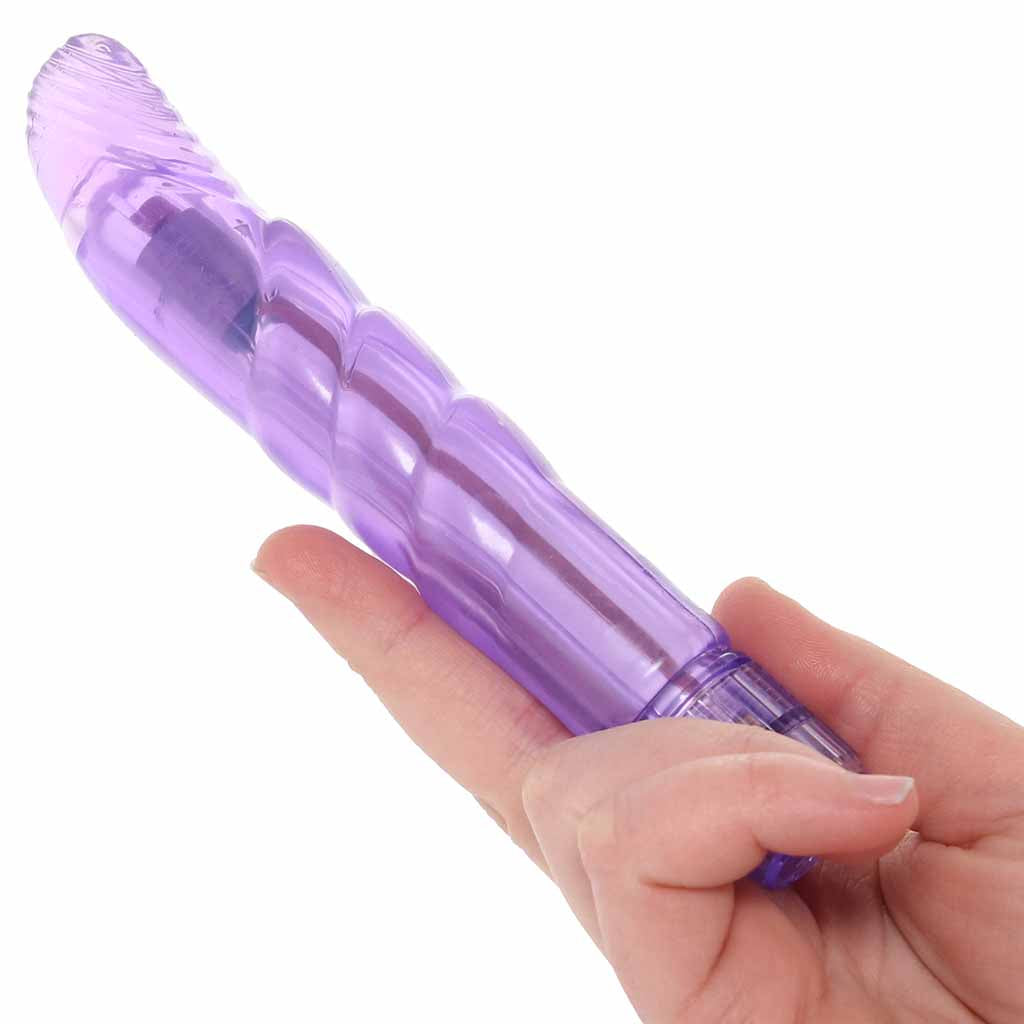 Basic Essentials Slim Softee Vibe in Purple Vibrators > G-Spot Vibrators - Tophatter Daily Deals
