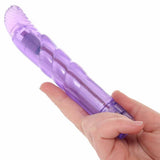 Basic Essentials Slim Softee Vibe in Purple Vibrators > G-Spot Vibrators - Tophatter Daily Deals