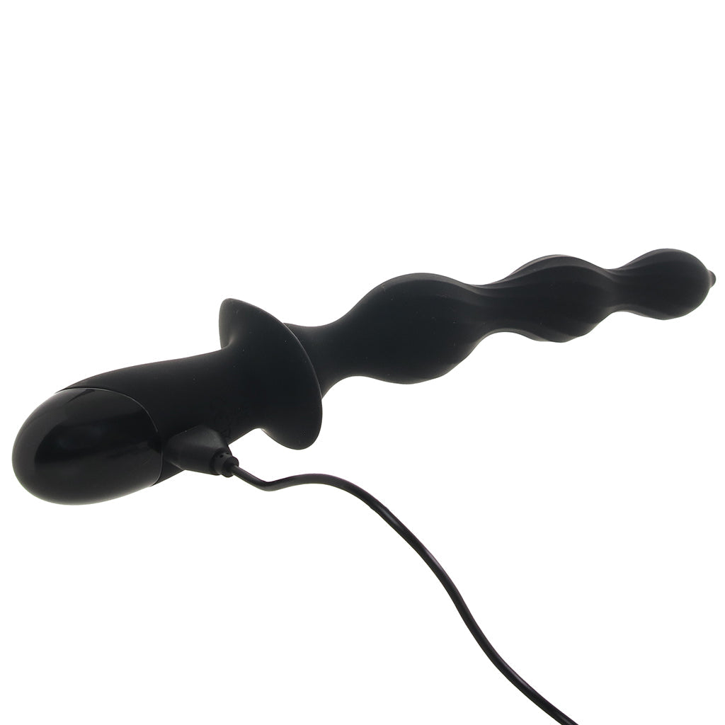 Ass-Station Deep Dive Beaded Anal Vibe - Tophatter's Adult Sex Toys Online Anal Sex Toys > Anal Vibrators - Tophatter Daily Deals