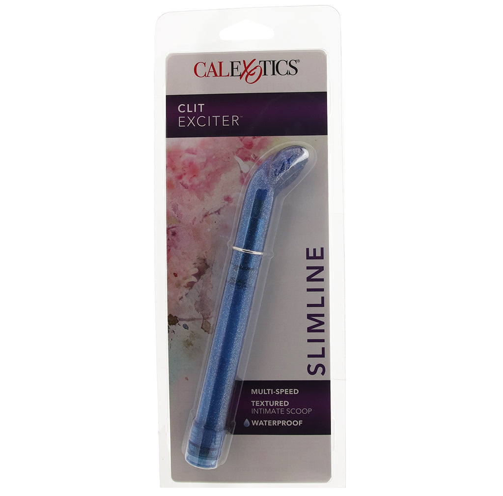 Clit Exciter Slimline Vibe in Blue - Tophatter's Adult Sex Toys Online Vibrators > Clitoral Stimulators - Tophatter Daily Deals