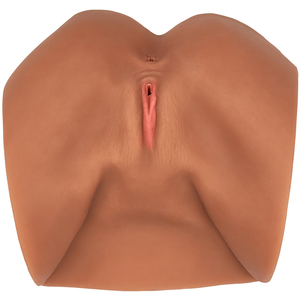 Stroke It Life-Size Pussy Masturbator in Brown - Tophatter's Adult Products Male Masturbators > Full Sized - Tophatter Daily Deals