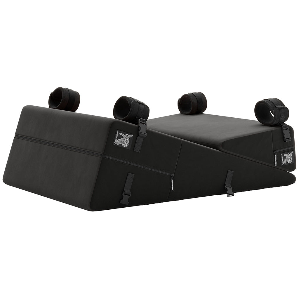 Bondage Wedge Ramp Combo in Velvet Black Sex Furniture > Sex Machine - Tophatter Daily Deals