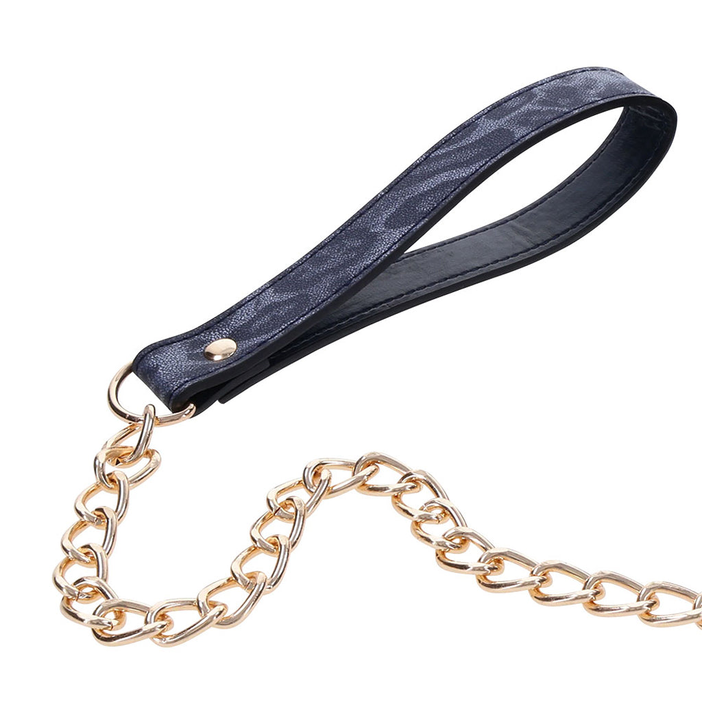 Sex & Mischief Cougar Collar & Leash - Tophatter's Adult Sex Toys Online Bondage and Fetish > Leashes and Collars - Tophatter Daily Deals