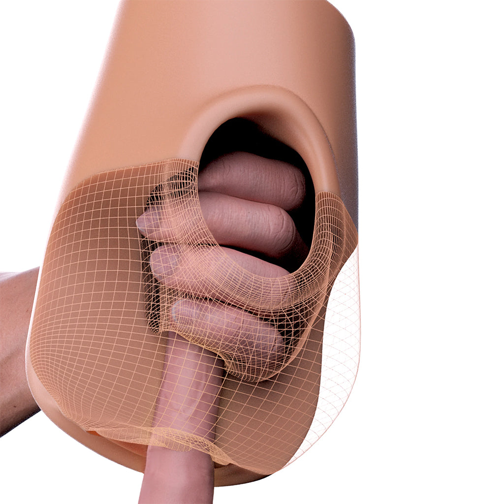 PDX Pussy Pounder Squeeze Stroker in Brown Male Masturbators > Pocket Strokers - Tophatter Daily Deals