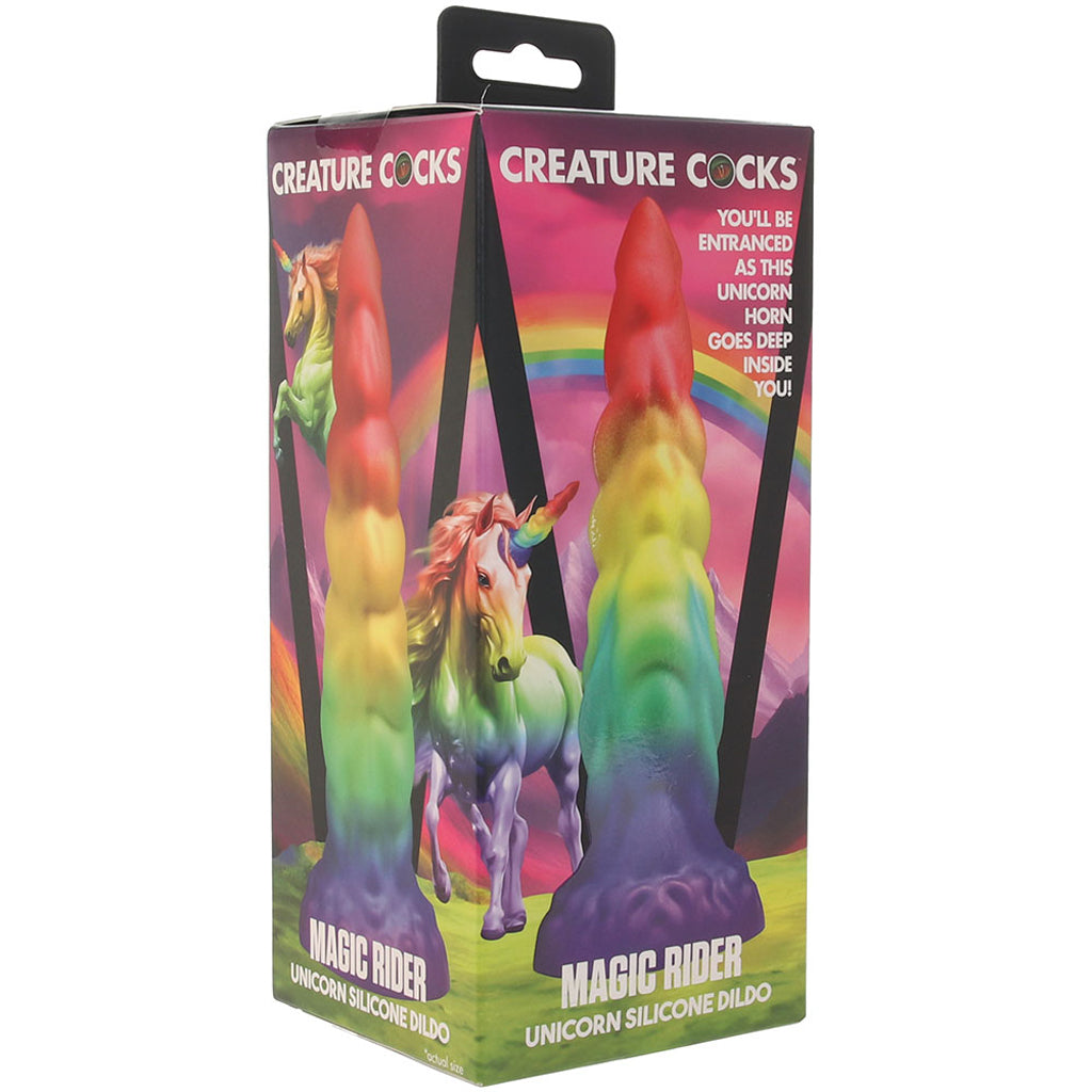 Creature Cocks Magic Rider Unicorn Dildo - Tophatter's Adult Sex Toys Online Dildo Sex Toys > Silicone Dildos - Tophatter Daily Deals