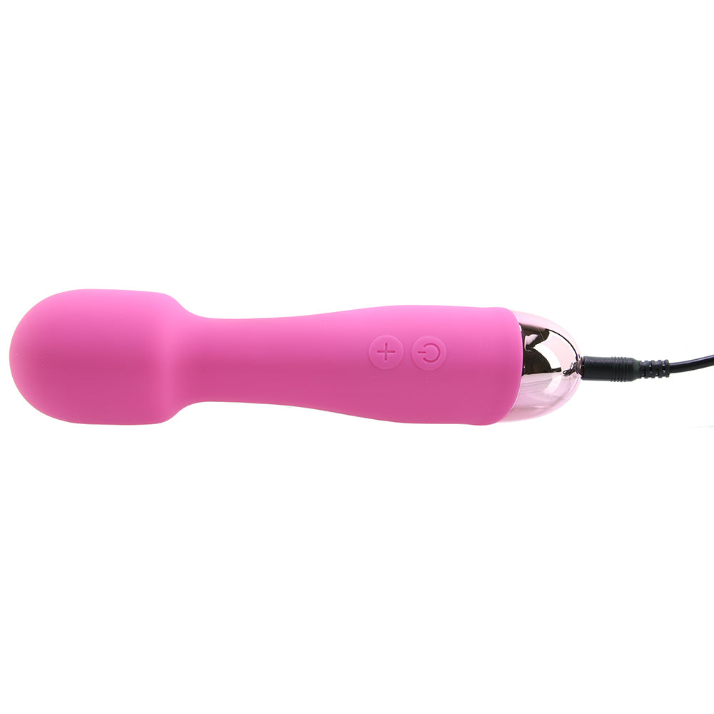Mini Miracle Rechargeable Silicone Wand Massager Vibrators > Wands - Tophatter Daily Deals