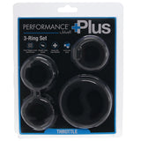 Performance Plus Throttle 3 Ring Set Cock Rings - Tophatter Daily Deals