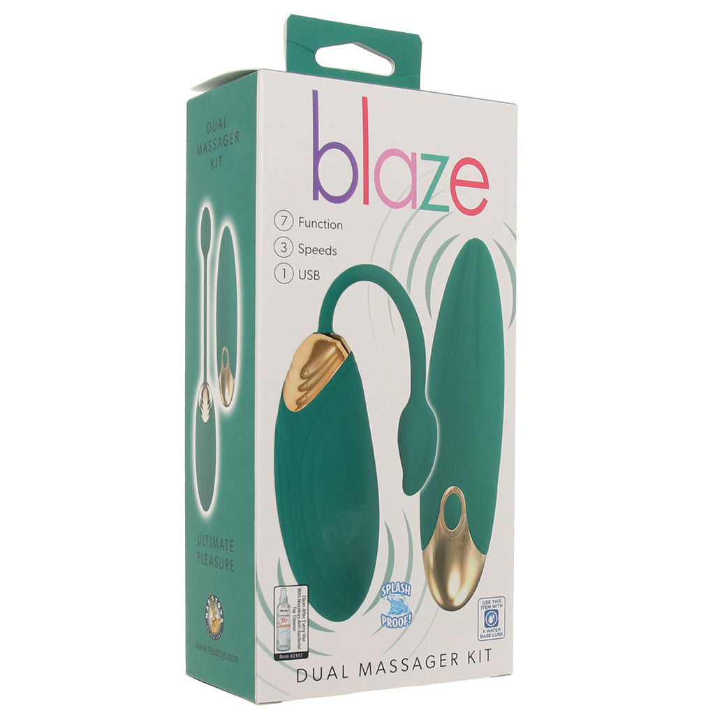 Blaze Dual Massager Kit Vibrators > Bullet and Egg Vibrators - Tophatter Daily Deals