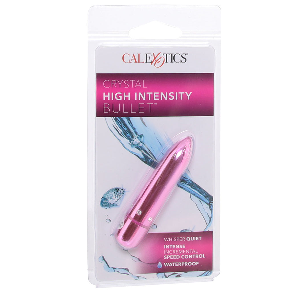 Crystal High Intensity Bullet Vibe in Pink Vibrators > Bullet and Egg Vibrators - Tophatter Daily Deals