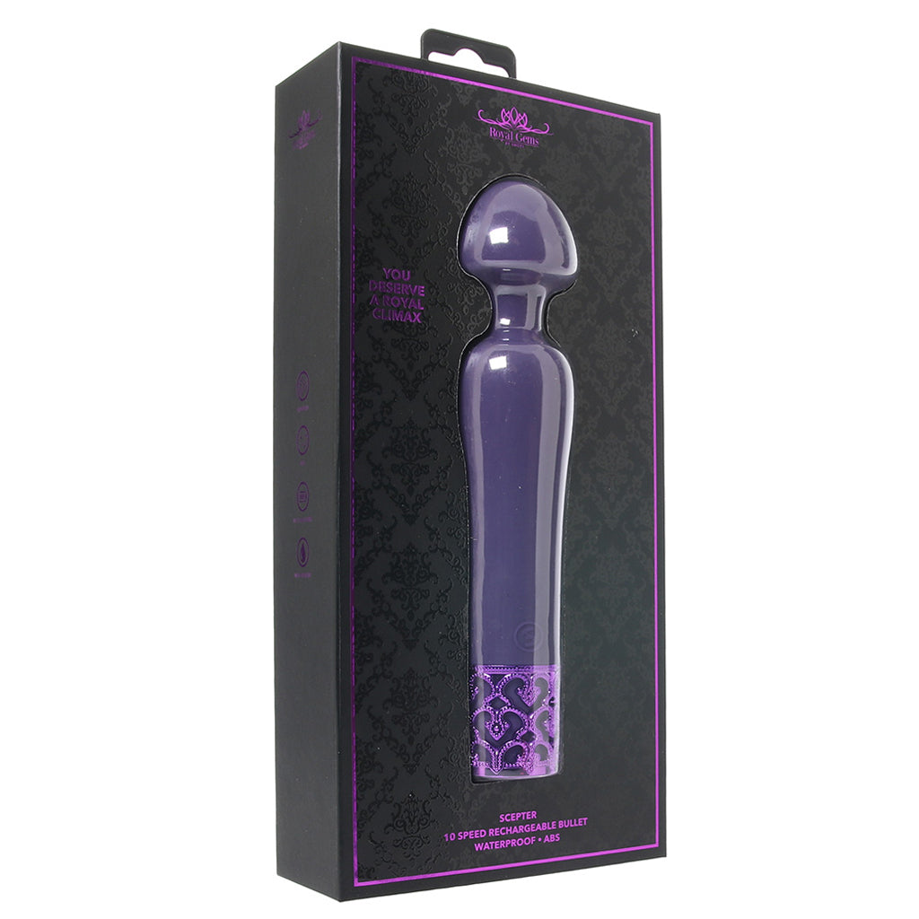 Royal Gems Scepter Vibe in Purple Vibrators > Wands - Tophatter Daily Deals