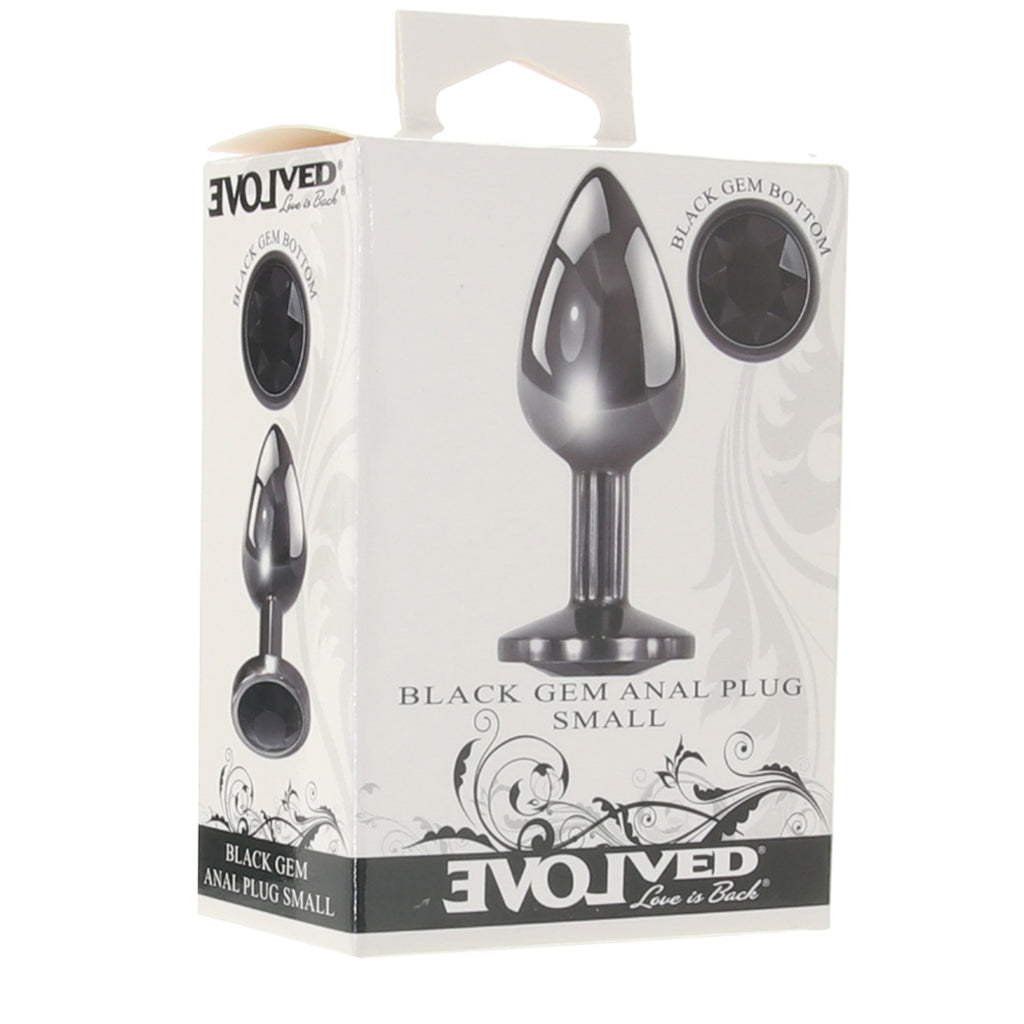 Black Gem Anal Plug in Small - Tophatter's Adult Products Anal Sex Toys > Butt Plugs - Tophatter Daily Deals