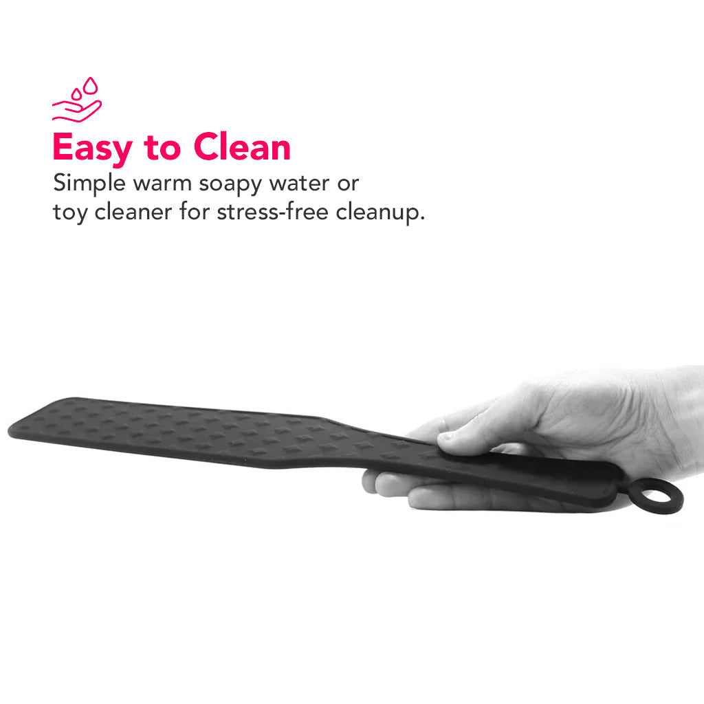 Ouch! Diamond Textured Silicone Paddle Bondage and Fetish > Whips and Crops - Tophatter Daily Deals