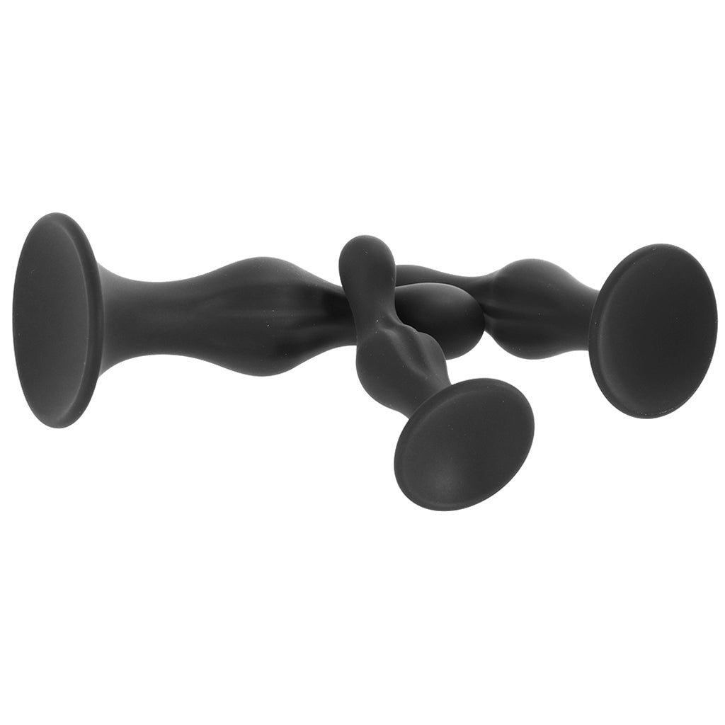 Silicone Anal Ripple Probe Kit - Tophatter's Adult Sex Toys Online Anal Sex Toys > Butt Plugs - Tophatter Daily Deals