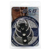 Blue Line 3 Ring Gates of Hell Cock & Ball Cage with D-Ring Cock Rings - Tophatter Daily Deals