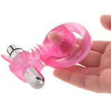 PinkCherry Dual Clit Flicker Cock Ring Vibrators > Vibrating Cock Rings - Tophatter Daily Deals