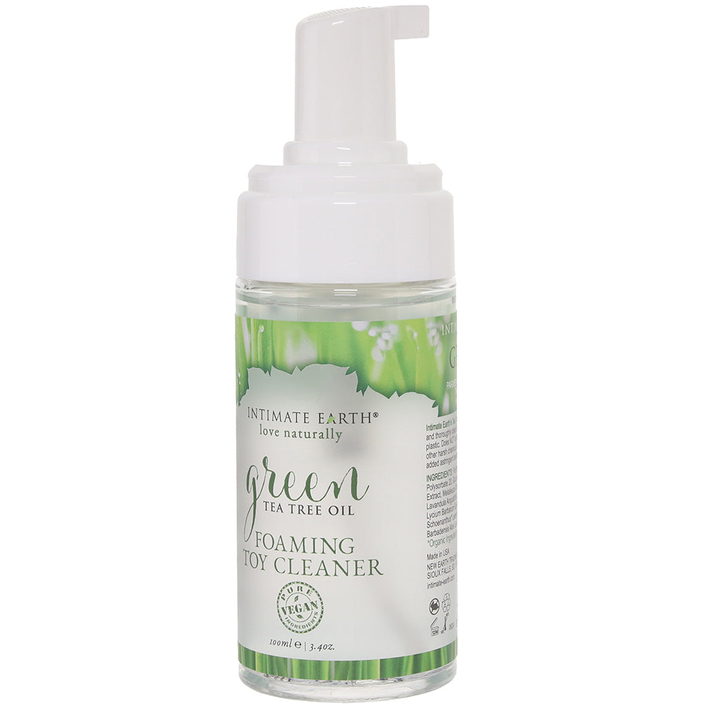 Green Foaming Toy Cleaner in 3.4oz/100ml Lubes and Lotions > Sex Toy Cleaner - Tophatter Daily Deals