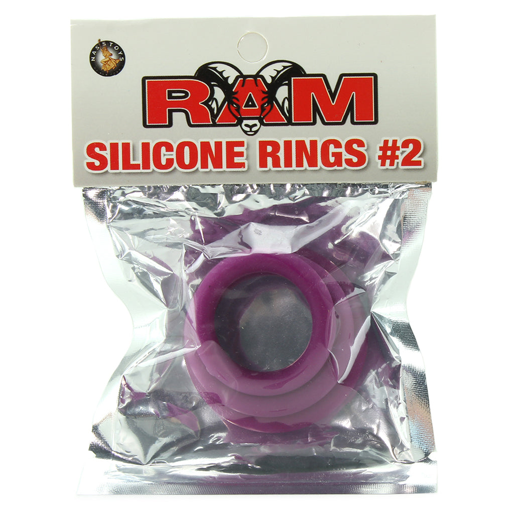 Silicone Cock Rings #2 in Purple Cock Rings - Tophatter Daily Deals