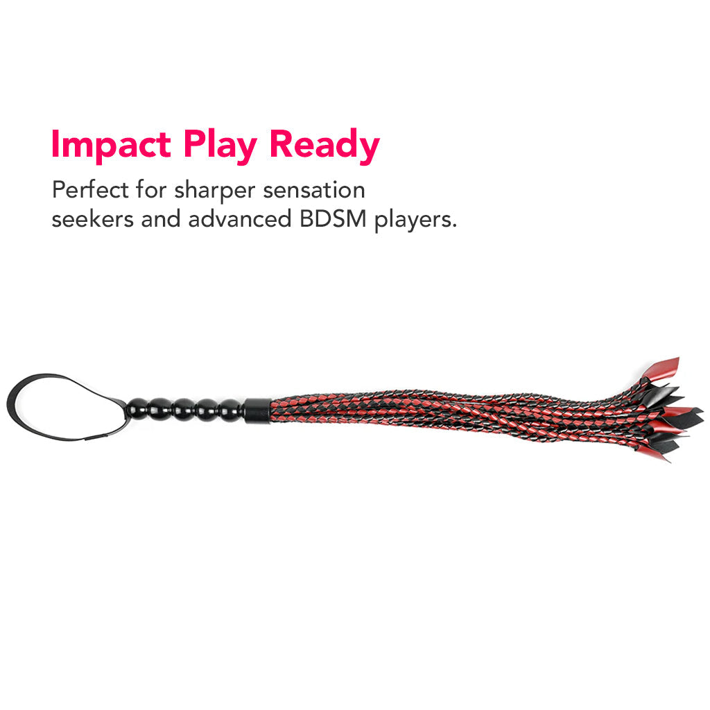 Saffron Braided Flogger Bondage and Fetish > Whips and Crops - Tophatter Daily Deals