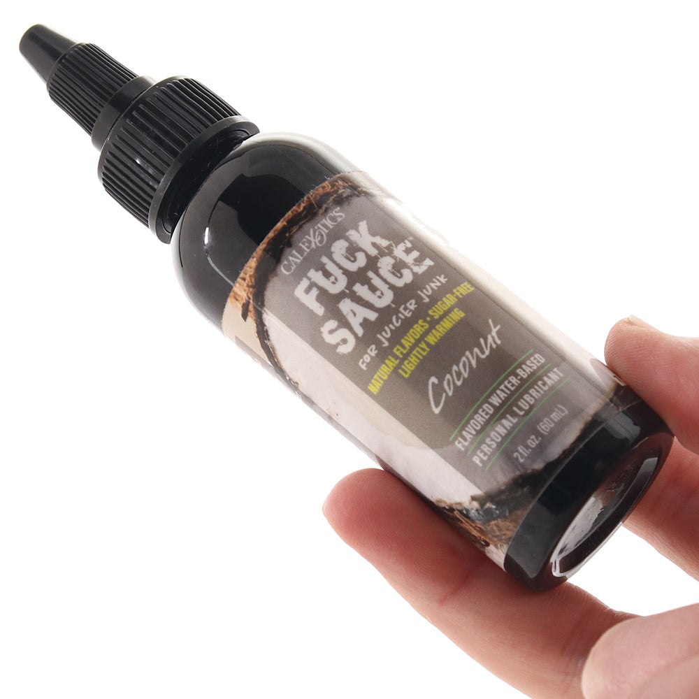 F**k Sauce Water Based Lube 2oz/60ml in Coconut - Tophatter's Adult Products Lubes and Lotions > Flavored Sex Lubes - Tophatter Daily Deals