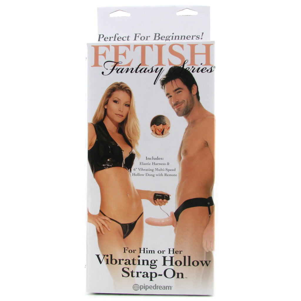 Fetish Fantasy Hollow Vibrating Strap-On in Light Vibrators > Strap-On & Wearable - Tophatter Daily Deals