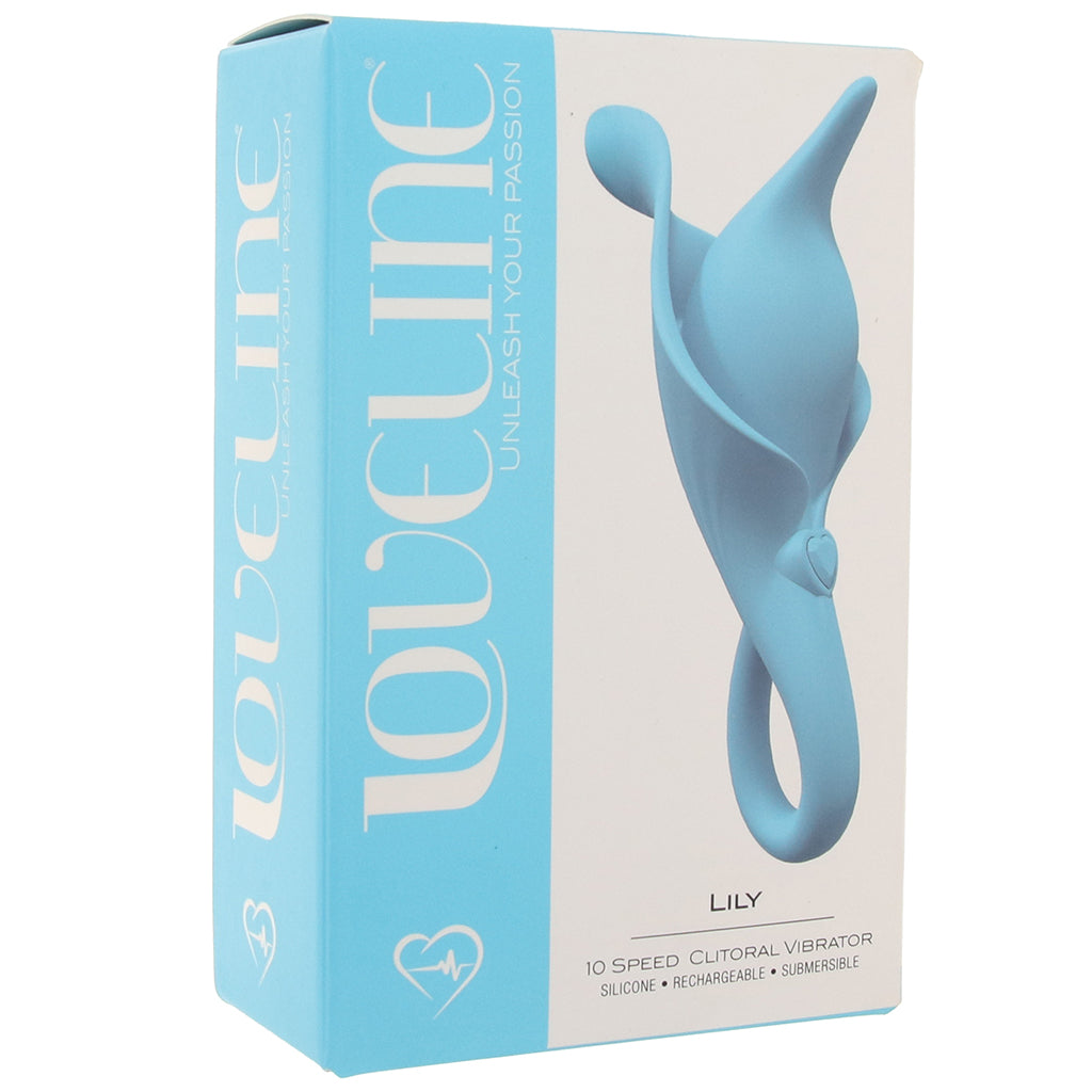 Loveline Lily Clitoral Vibe in Blue Vibrators > Clitoral Stimulators - Tophatter Daily Deals