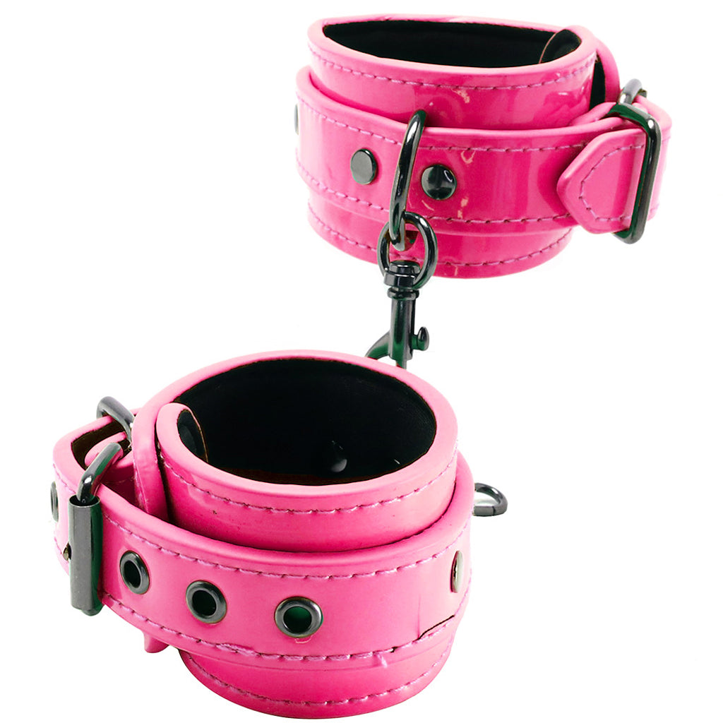 Electra Play Things Ankle Cuffs in Neon Pink Bondage and Fetish > Wrist and Ankle Cuffs - Tophatter Daily Deals