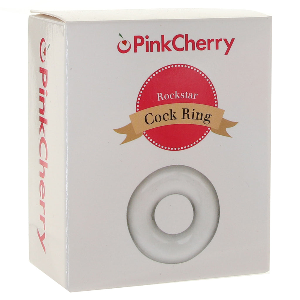 PinkCherry Rockstar Cock Ring in Clear - Tophatter's Adult Products Cock Rings - Tophatter Daily Deals