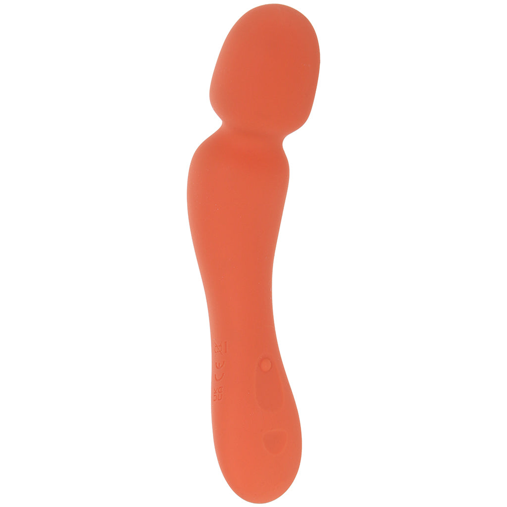Dame Min External Wand Vibe in Papaya - Tophatter's Vibrator Deals Online Vibrators > Wands - Tophatter Daily Deals