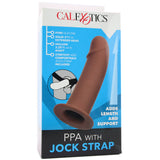 PPA Hollow Silicone Strap-On with Jock Strap in Brown Dildo Sex Toys > Strap-On and Harnesses - Tophatter Daily Deals